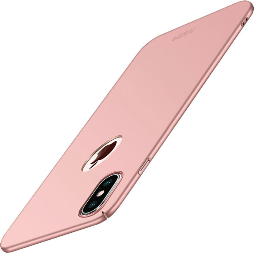 MOFI iPhone Xs Max beskyttelses deksel av plastikk med matt overflate - rose gull