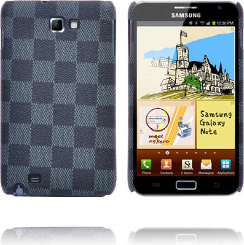Barsberry Chess (Sort) Samsung Galaxy Note Deksel
