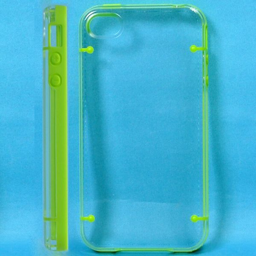 Dual Compound - Klar Back (Grønn) iPhone 4S Deksel