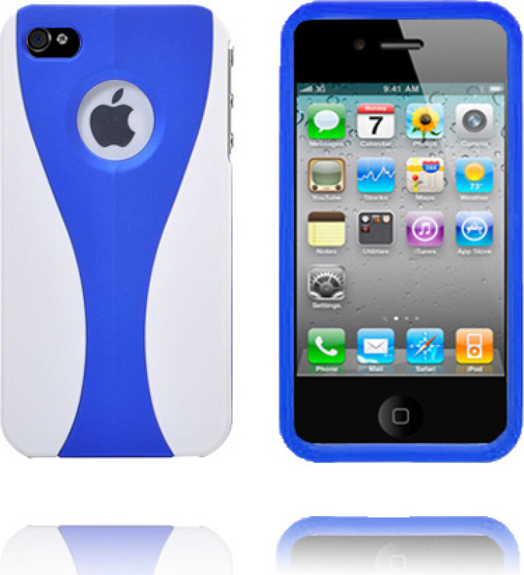 iCurve Snap-On (Blå) iPhone 4S Deksel