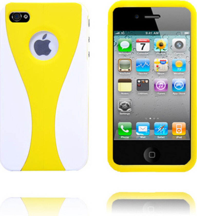 iCurve Snap-On (Gul) iPhone 4S Deksel