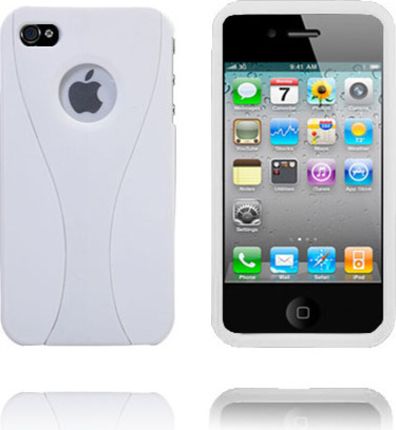 iCurve Snap-On (Hvit) iPhone 4S Deksel
