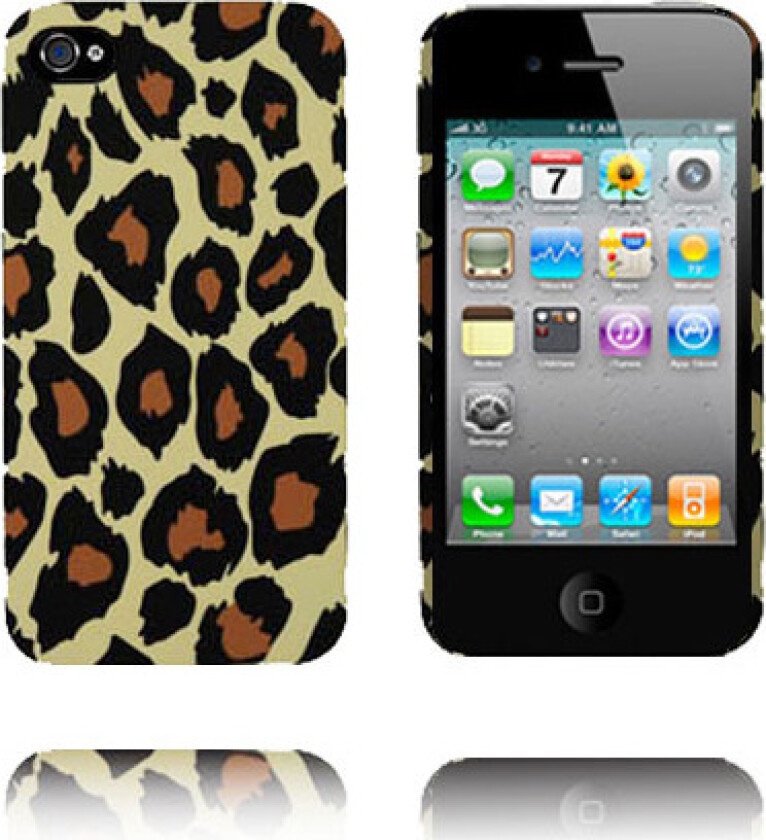 Safari (Sand - Brune Flekker) iPhone 4S Deksel