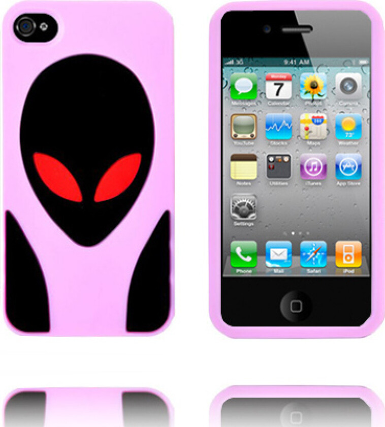 Alien Invasion (Lyserosa) iPhone 4S Deksel