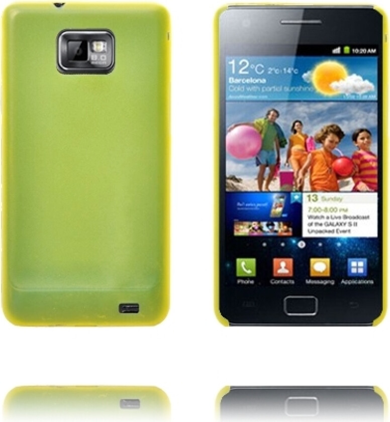 Slim Series (Gul) Samsung Galaxy S2 Deksel