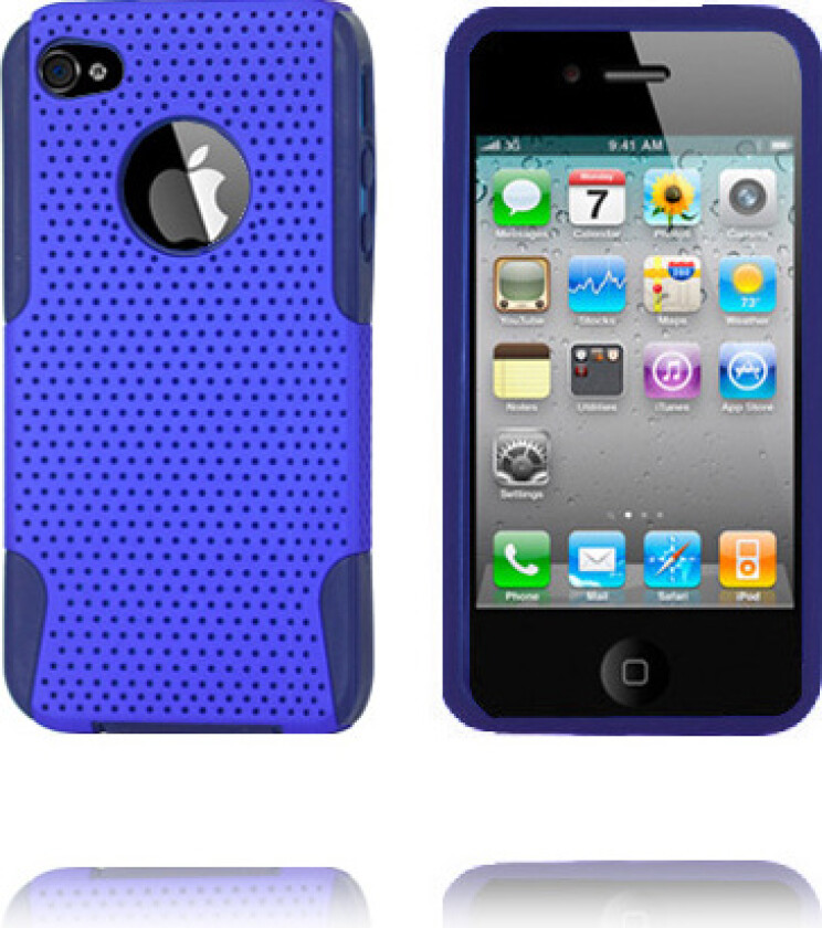 Neutronic (Blå) iPhone 4 Deksel