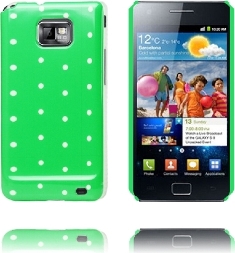 Prikker & Colors (Grønn) Samsung Galaxy S2 Deksel