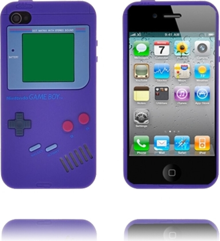 Gameboy (Lilla) iPhone 4 Deksel