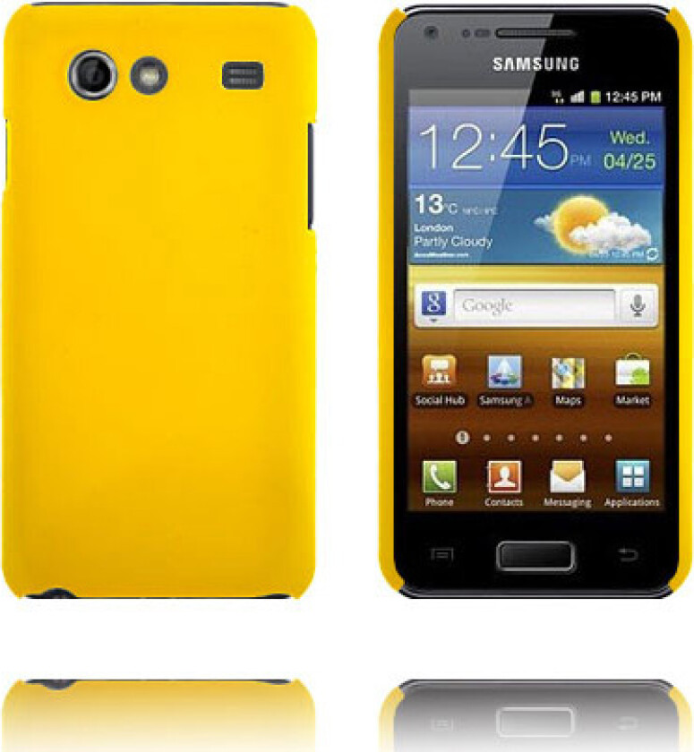 Hard Shell (Gul) Samsung Galaxy S Advance Deksel