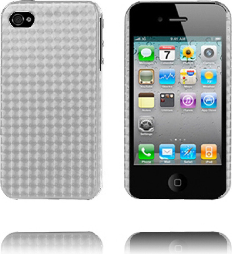 Chess Colors (Sølv) iPhone 4/4S Deksel