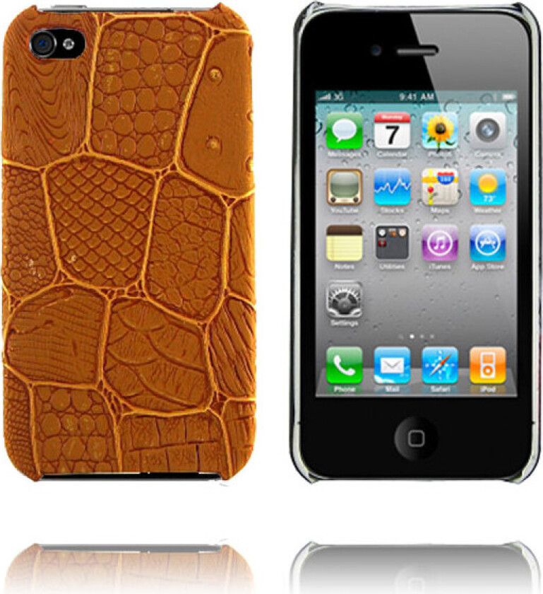 Granite (Brun) iPhone 4 Deksel
