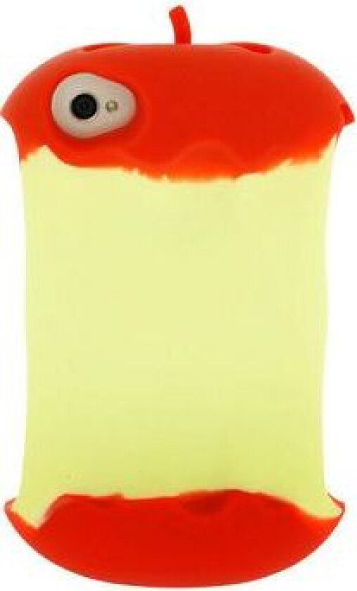 3D Apple (Rød) iPhone 4/4S Deksel