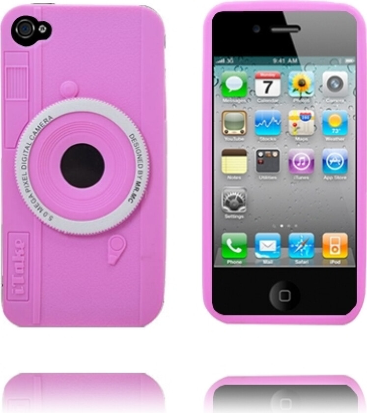 Kamera Deksel (Rosa) iPhone 4 Deksel