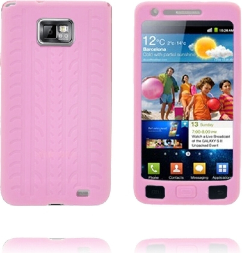 Høyway (Lyserosa) Samsung i9100 Galaxy S2 Deksel