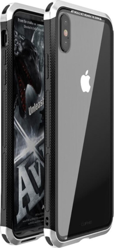 LUPHIE iPhone XS beskyttelses deksel av hybrid materiale - sølv