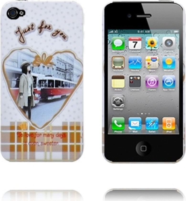 Chinese Cartoon (Bare for deg) iPhone 4 Deksel