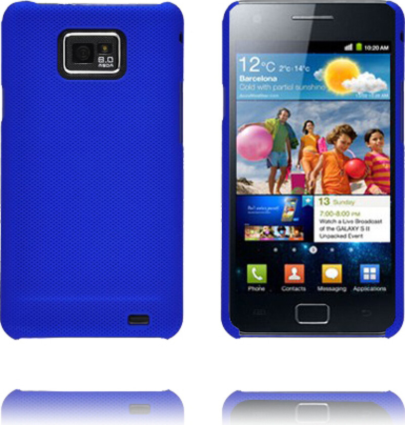 Supra (Blå) Samsung i9100 Galaxy S 2 Deksel