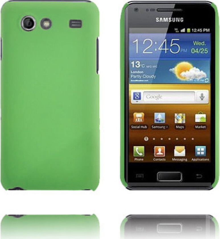 Hard Shell (Grønn) Samsung Galaxy S Advance Deksel