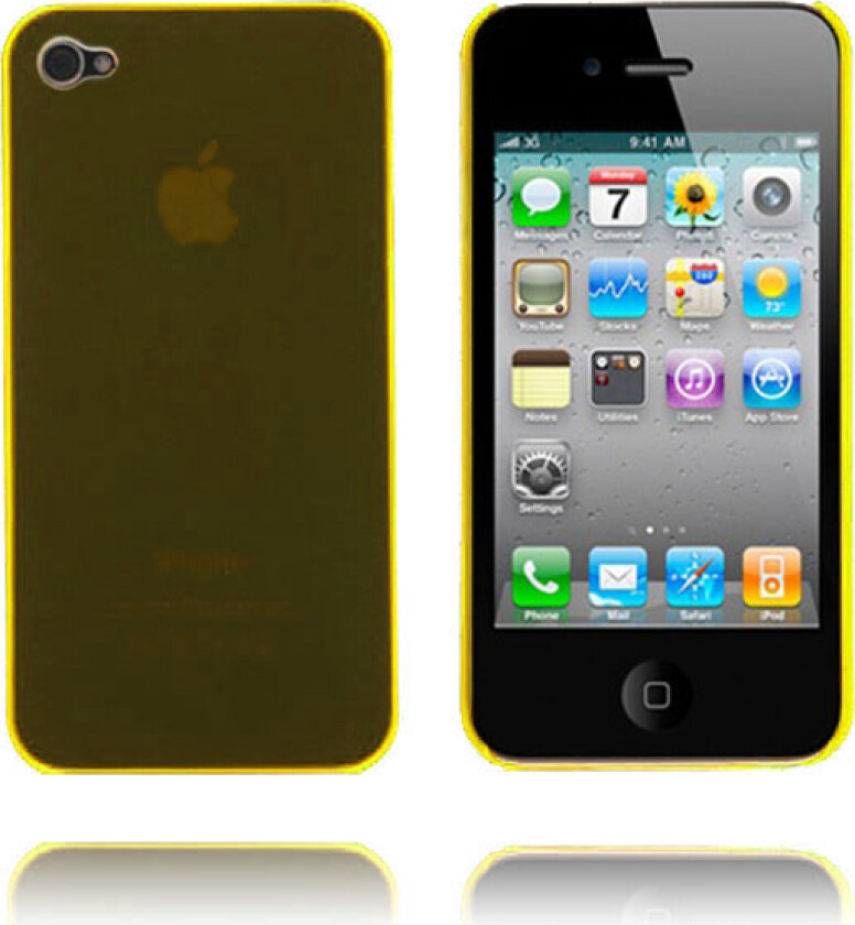 Slim Series (Gul) iPhone 4 Deksel