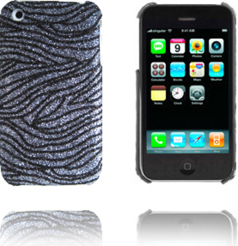 Elements (Sølv - Svart) iPhone Deksel for 3G/3GS