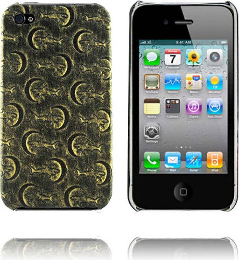 Moon (Mørk Gull) iPhone 4 Deksel