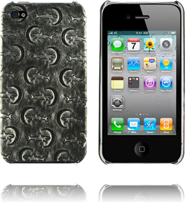 Moon (Mørk Sølv) iPhone 4 Deksel