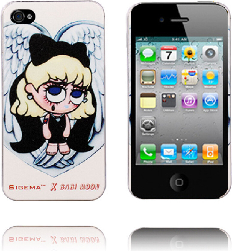 Søt Cartoon (Engel Jente) iPhone 4/4S Deksel