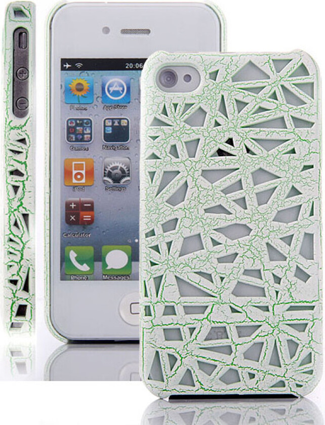 Synergy (Grønn) iPhone 4/4S Deksel