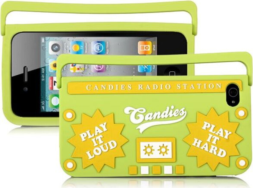 Ghetto Blaster iPhone 4/4S Deksel (Grønn)