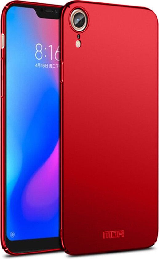 MOFI iPhone Xr beskyttelses deksel av plastikk med matt overflate - rød