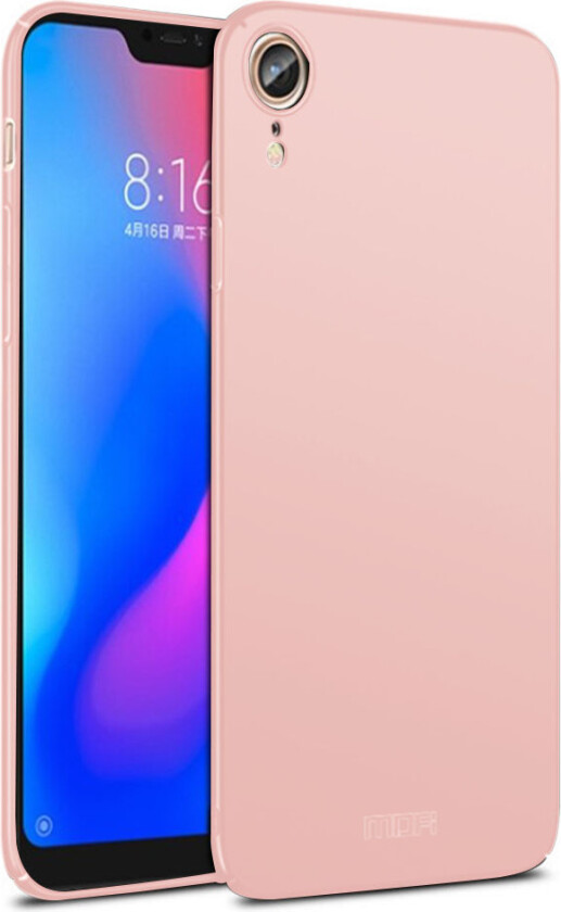 MOFI iPhone Xr beskyttelses deksel av plastikk med matt overflate - rose gull