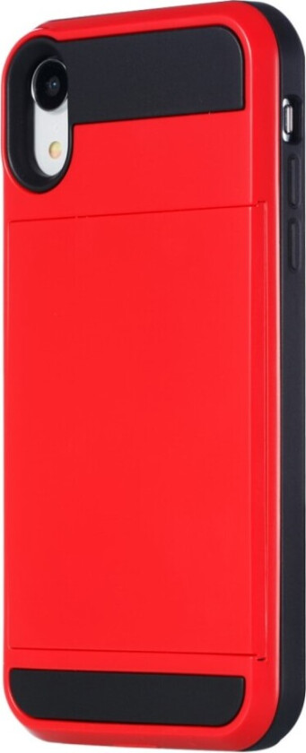 iPhone Xr beskyttelses deksel av plastikk og TPU - rød