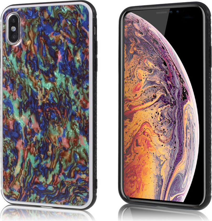 iPhone Xs Max beskyttelses deksel av hybrid materiale - mange farger