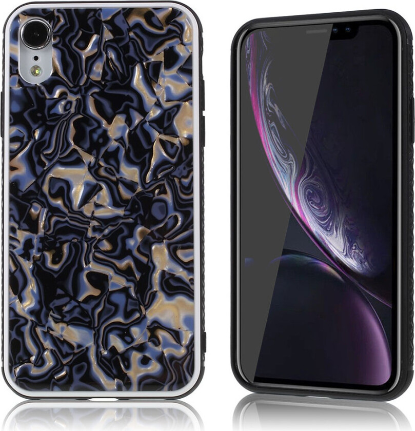 iPhone Xr beskyttelses deksel av hybrid materiale - mørke blå