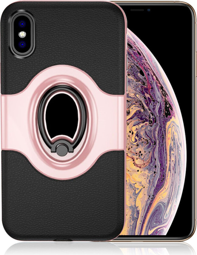 iPhone 9 Plus beskyttelses deksel av hybrid materiale - rose gull