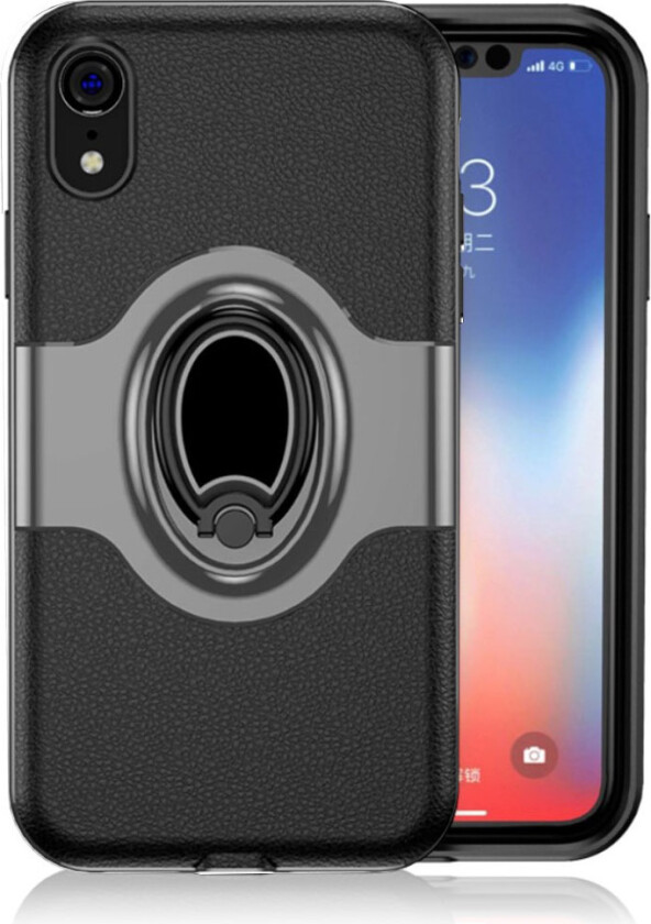 iPhone 9 beskyttelses deksel av hybrid materiale - grå