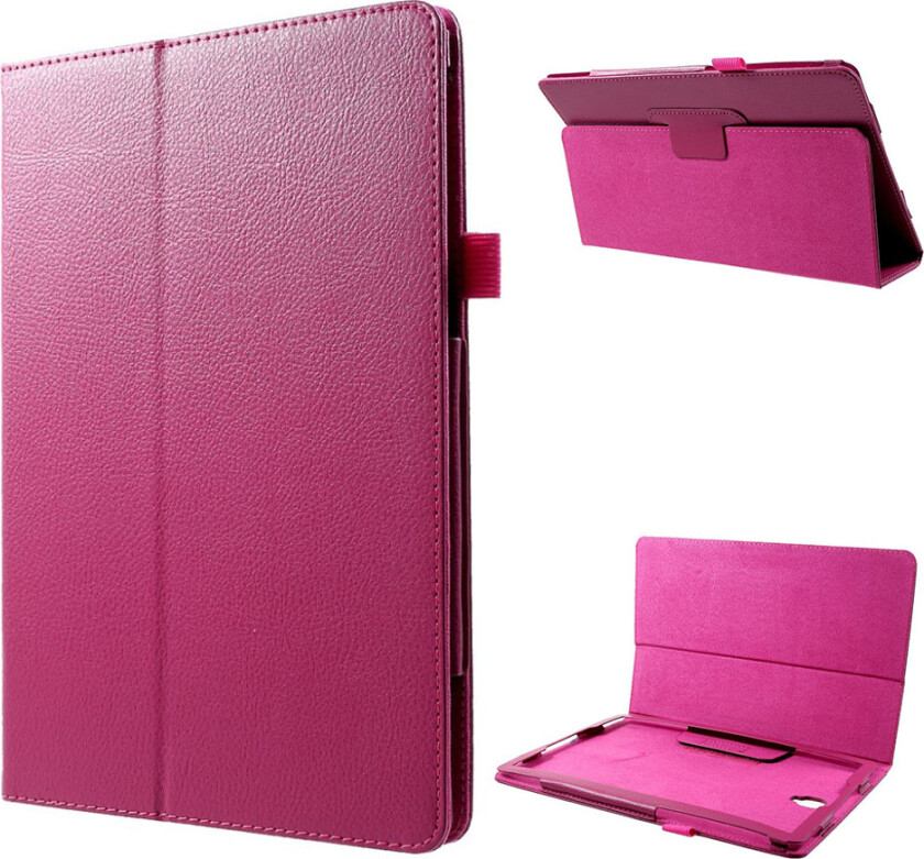 Galaxy Tab s4 beskyttelses deksel av syntetisk skinn - rose