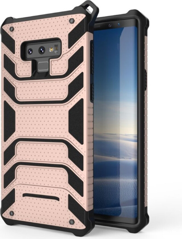 ANGIBABE Samsung Galaxy Note9 beskyttelses deksel av hybrid materiale - rose gull