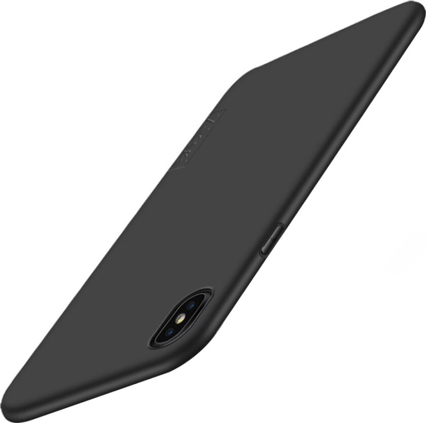 X LEVEL iPhone Xs Max beskyttelses deksel av TPU med matt overflate - svart