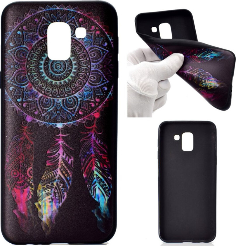 Galaxy J6 beskyttelses deksel av silikon med printet bilde - drømme fanger