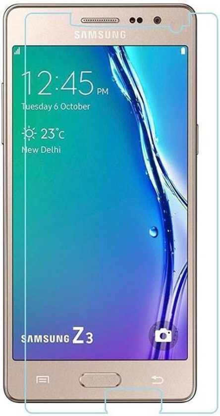 Galaxy Z3 Skjerm Deksel In Herdet Glass