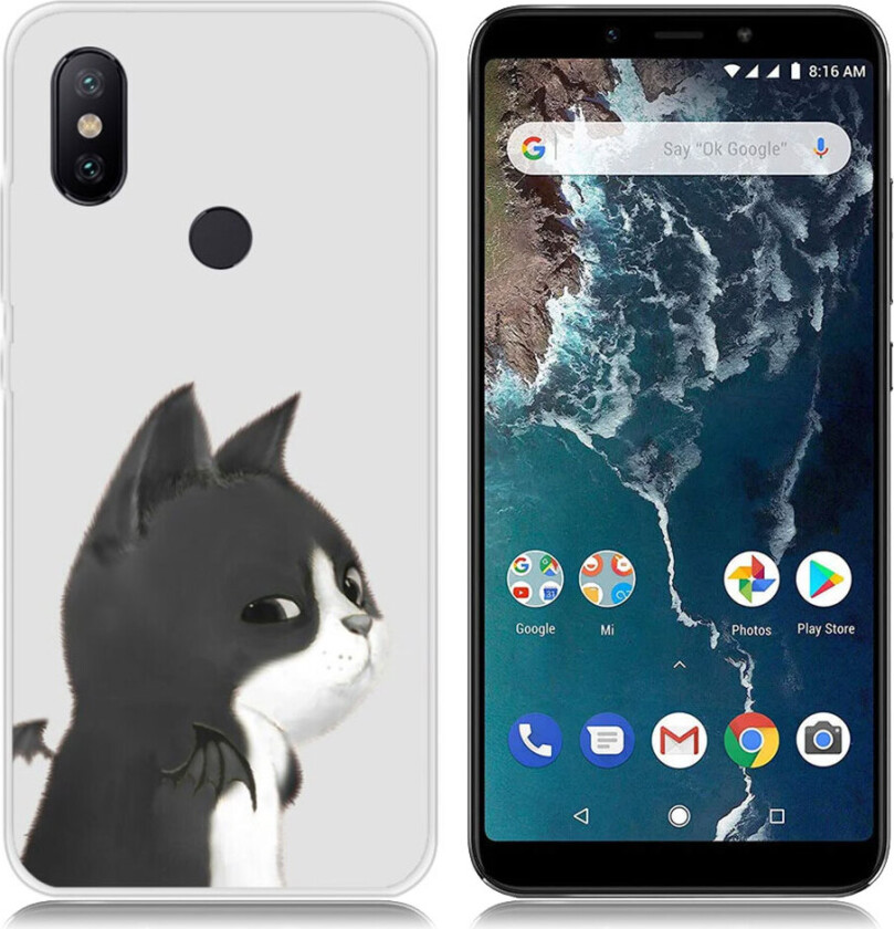 Mi A2 Mønsteretui - Arrogant Katt