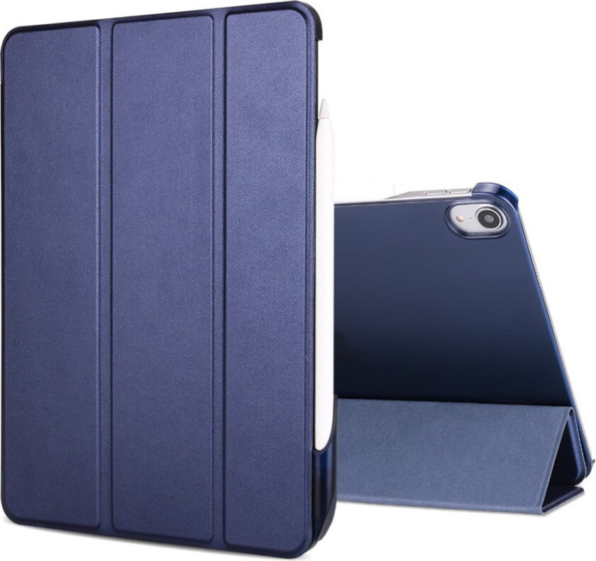 iPad Pro 11 tommer (2018) tri-fold lær smart deksel - Blå