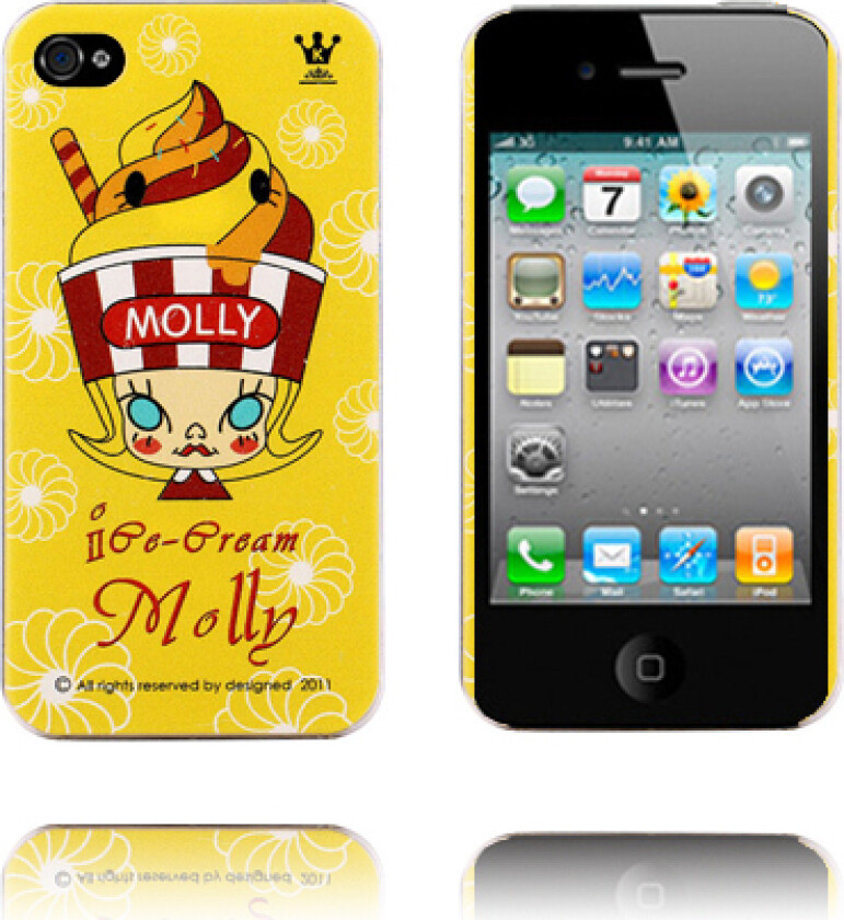 Søt Cartoon (Molly) iPhone 4/4S Deksel