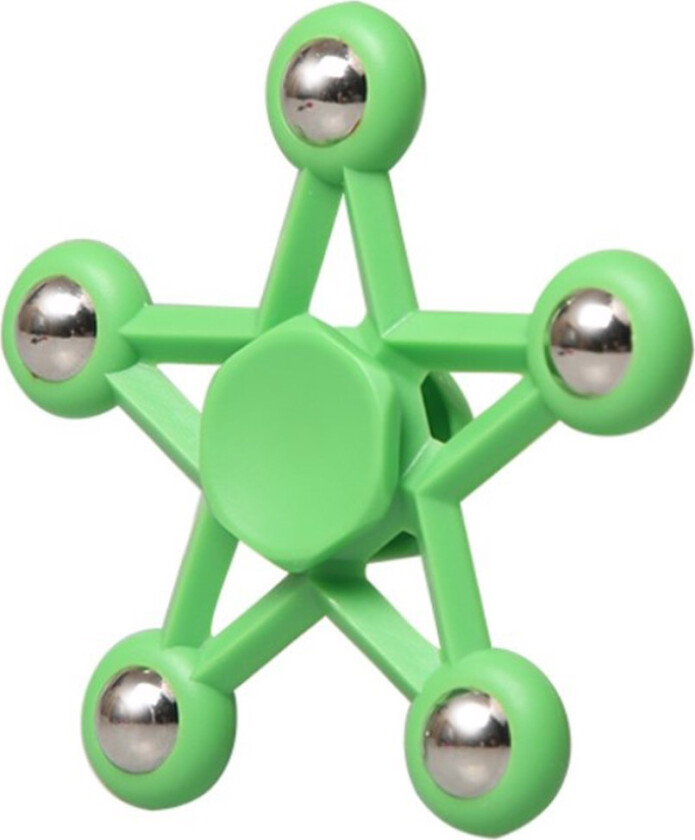Pentagram Star Steel Ball Fidget Spinner- Grønn