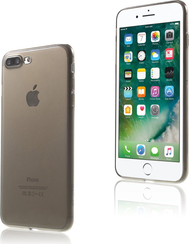 Xincuco klart fleksibelt deksel for iPhone 7 Plus / 8 Plus - Grå
