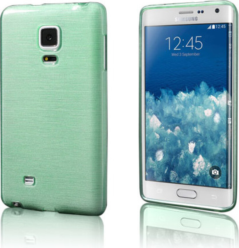 Bremer Samsung Galaxy Note Edge N915 Deksel - Cyan