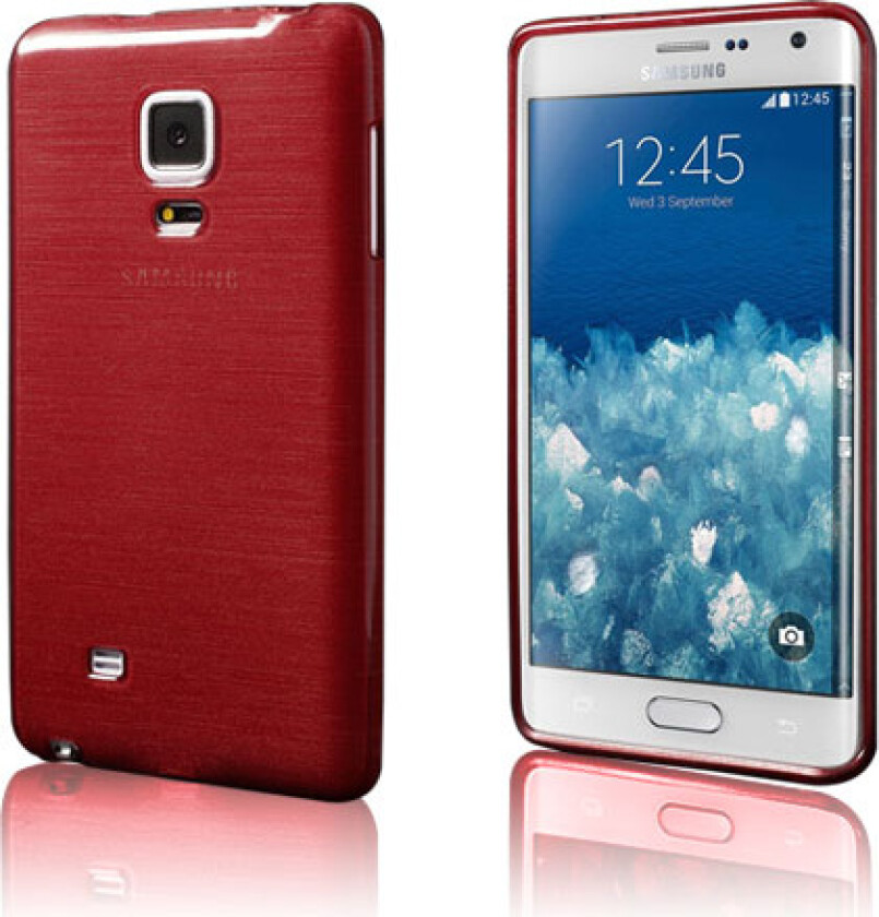 Bremer Samsung Galaxy Note Edge N915 Deksel - Rød