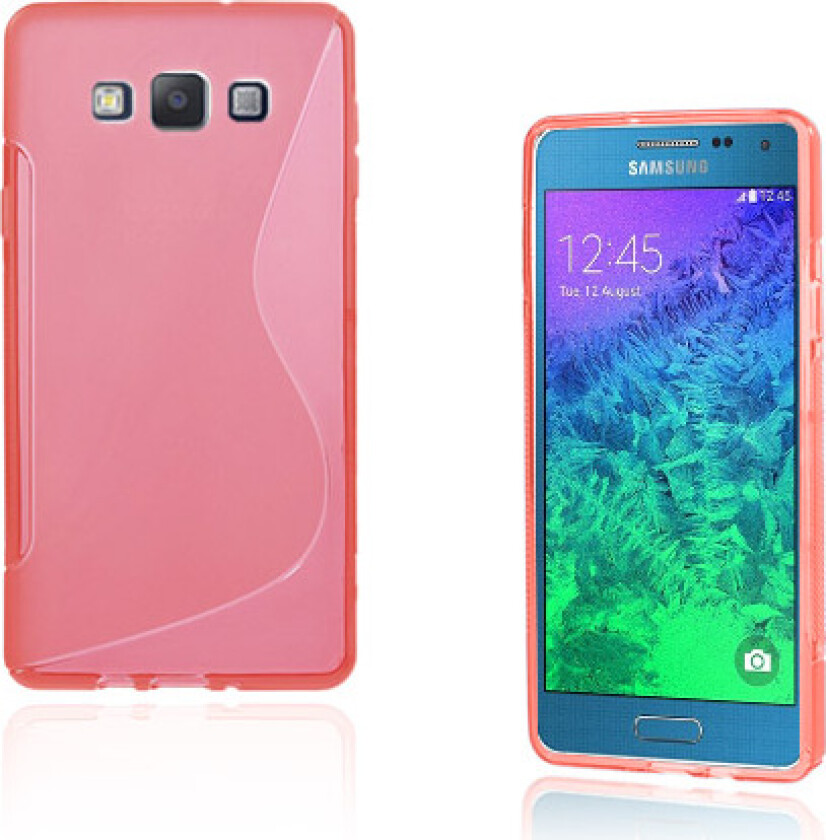Lagerlöf Samsung Galaxy A7 Deksel - Rød
