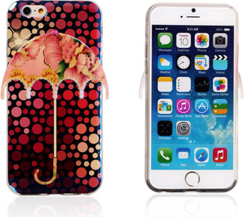 3D Umbrella (Prikker - Peony) iPhone 6 Deksel